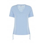 Alice Collins Slub Jersey Top Chambray